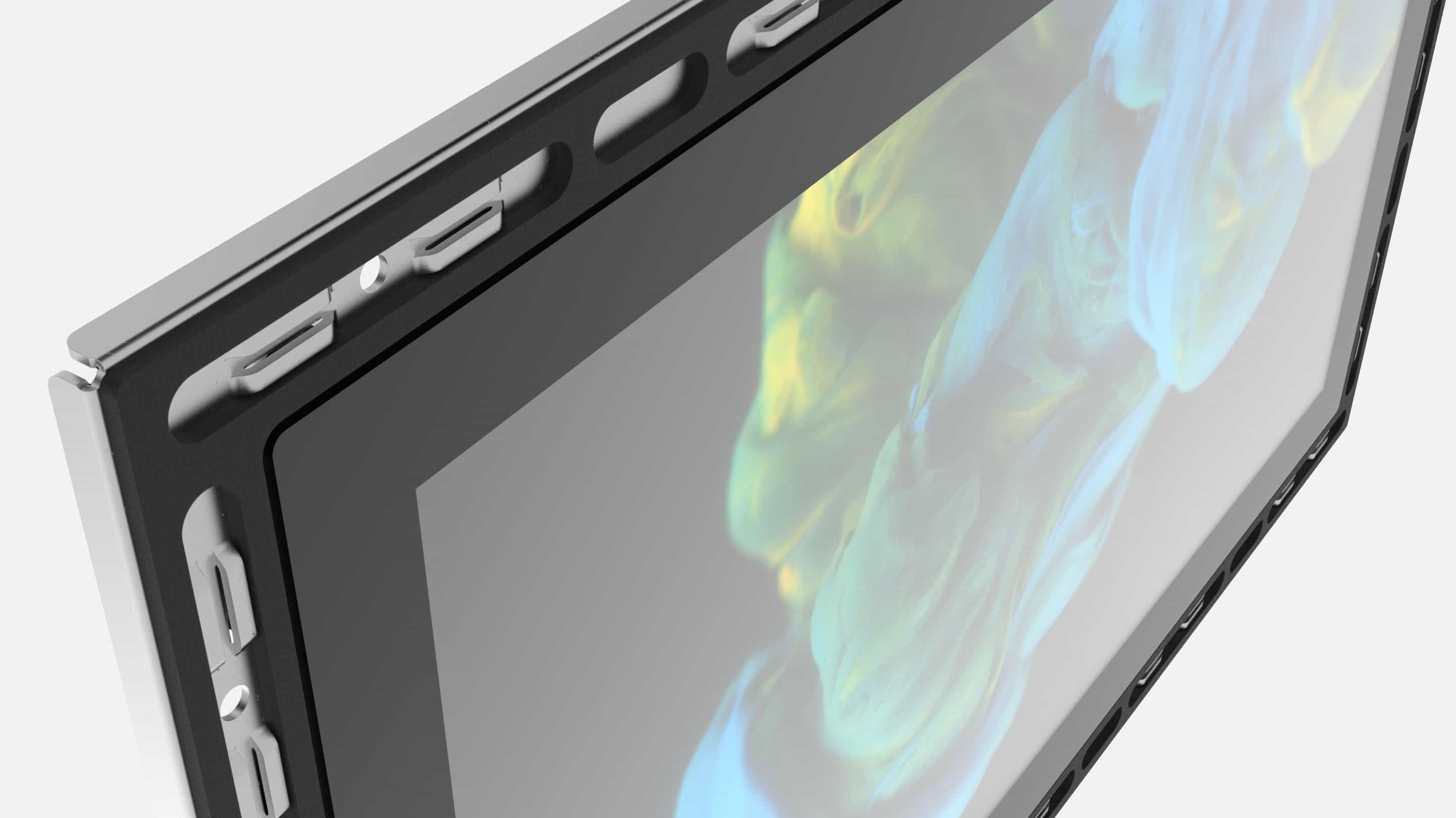 Open Frame Touch Monitor - Medizinmonitor Nahaufnahme eines Mobiltelefons