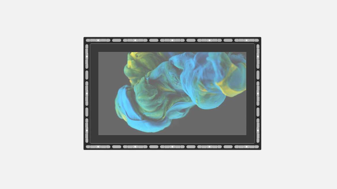 छवि कॉम्बो 1404 रंग के रंगीन बादल के साथ एक स्क्रीन