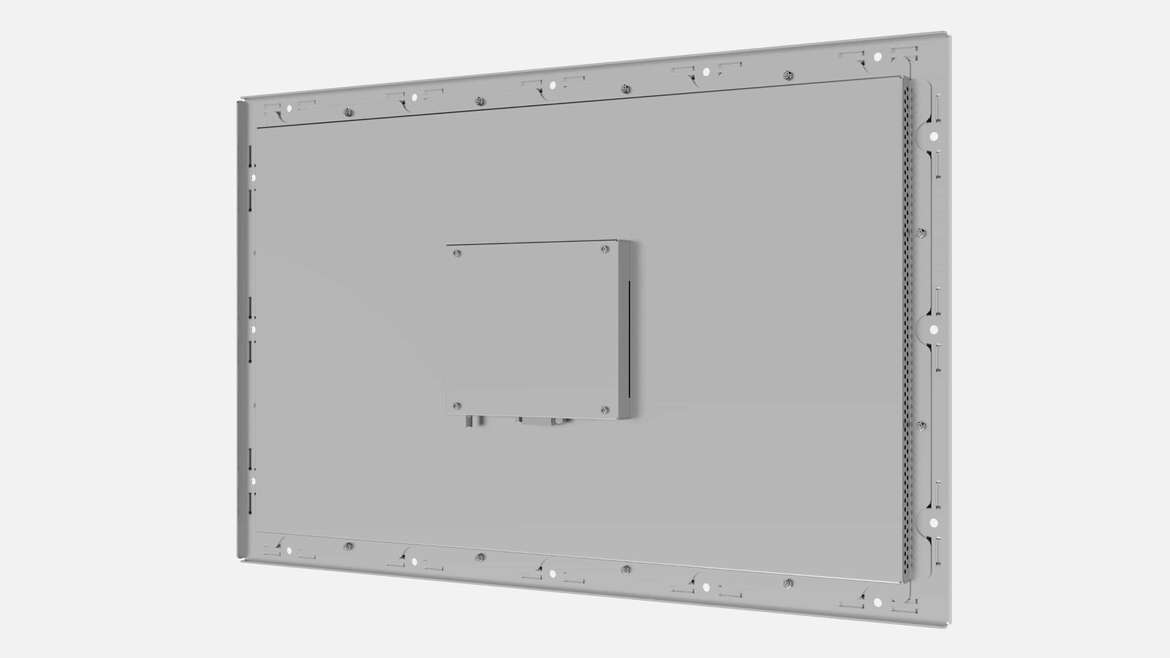 Afbeelding Combo 1404 een wit rechthoekig object met schroeven