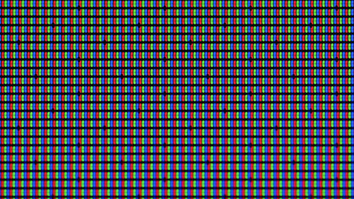Jaká jsou různá uspořádání subpixelů OLED a proč jich je tolik? detail obrazovky