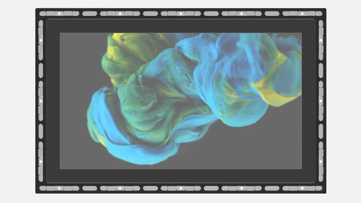 Open Frame Touch Monitor - Open Frame Monitor eine Nahaufnahme eines Bildschirms