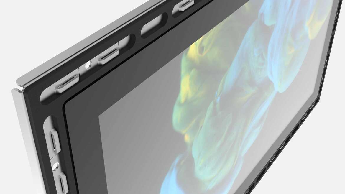 Open Frame Touch Monitor - Medicine Monitor close-up van 'n selfoon