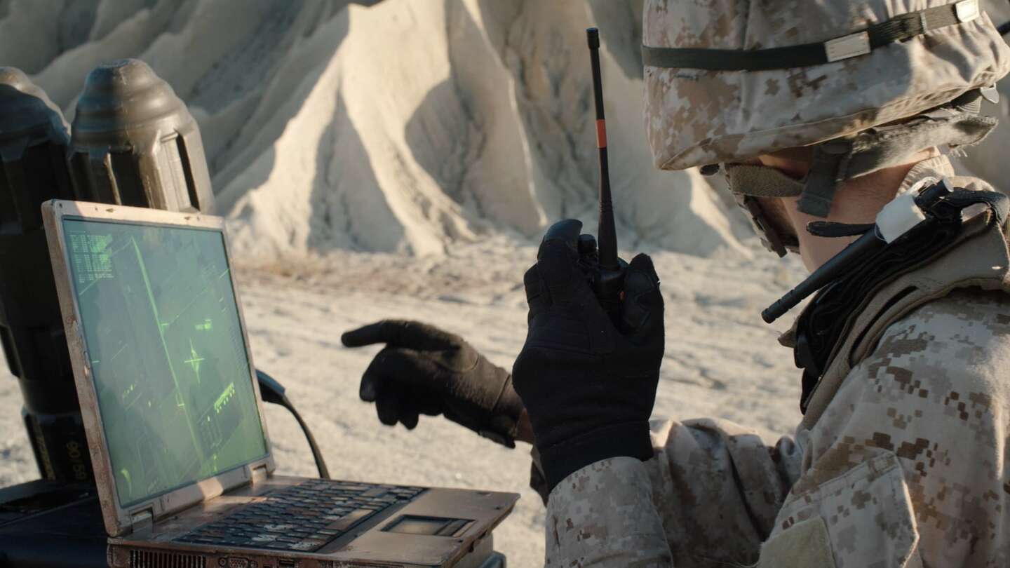 Touchscreen (tela sensível ao toque) militar