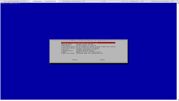 Software embarcado Raspberry Pi - Qt no Raspberry Pi 4 uma captura de tela de computador de uma tela azul